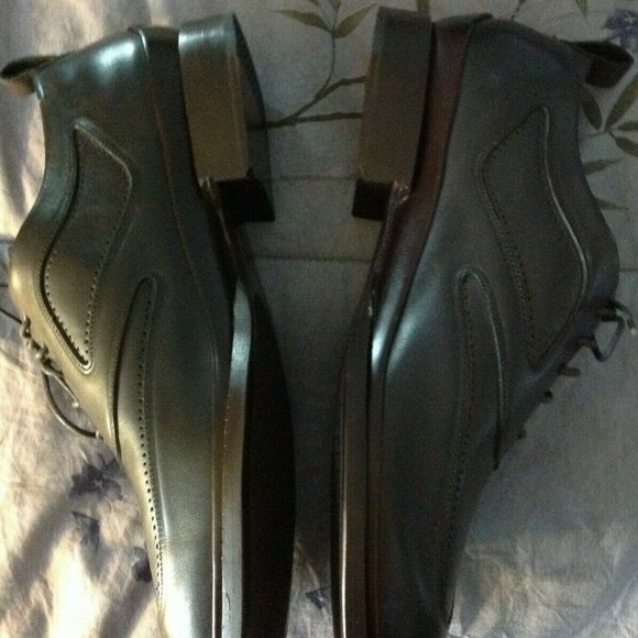 Cole Haan Men's Washington Grand Dark Gray Leather Oxford Dress Shoes 11.5M NIB - Picture 2 of 9